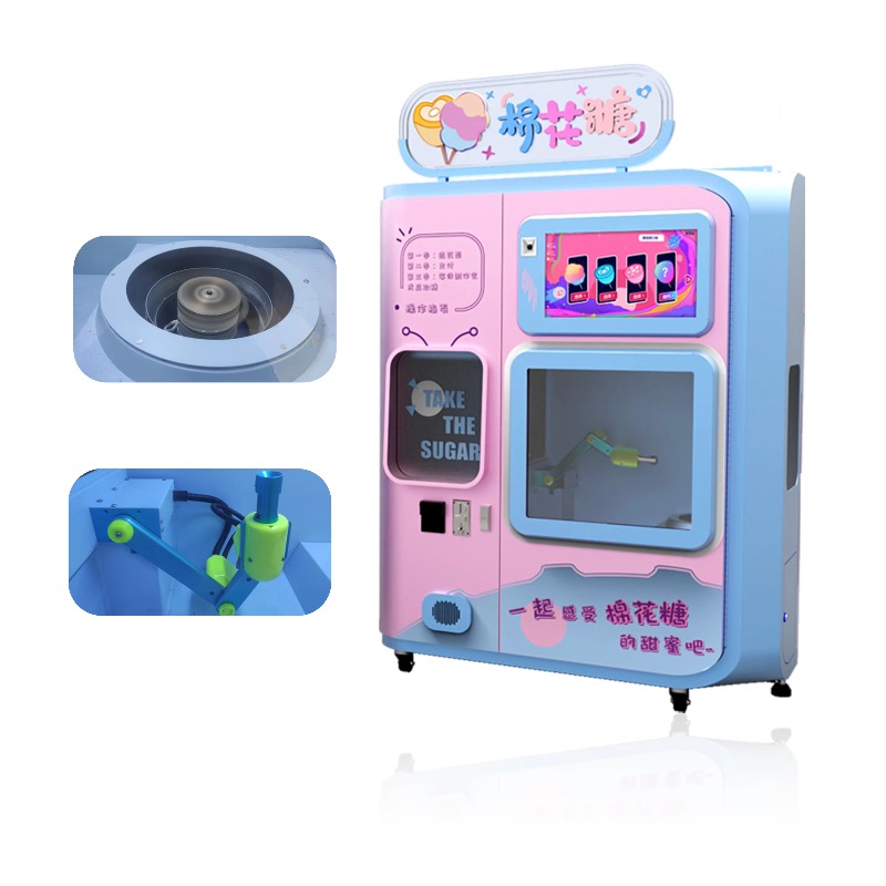 Candy Vending Machine - Mesin Pembuat Permen Kapas Otomatis Mesin