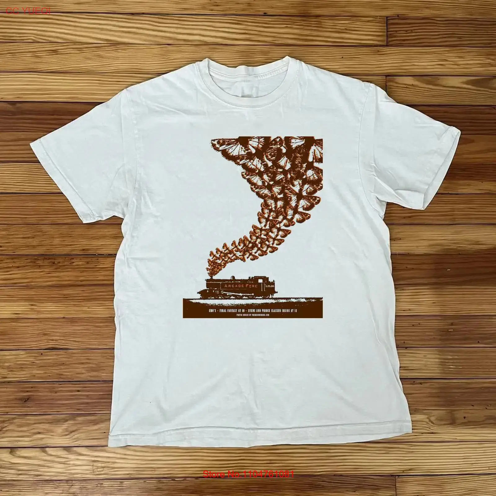 Arcade No - HOT Arcade Fire White Cotton Semua