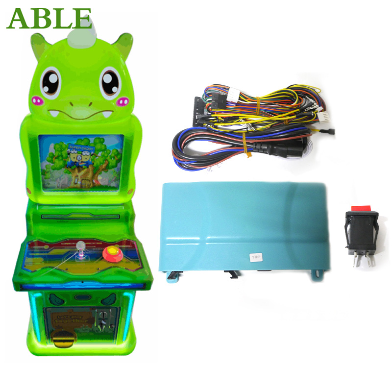 Gun Shooting Arcade - Topi biru kecil kabinet Arcade anak-anak
