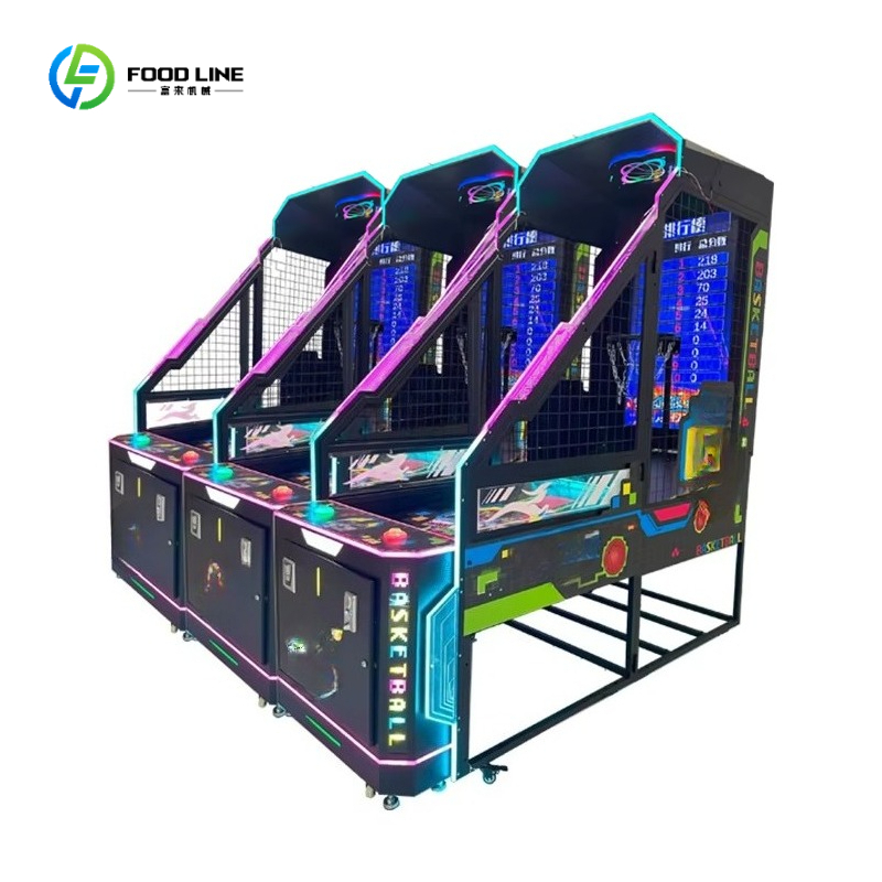 Arcade Game Coin - Mesin Permainan Basket Koin Komersial -