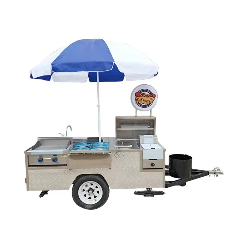 Gerobak Hot Dog Stainless Stee - Hot Dog Vending Cart ulasan dan harga