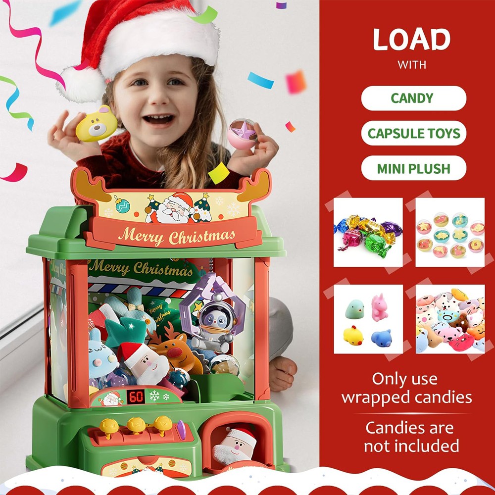 Mesin cakar Natal untuk anak-a - Arcade Vending & Laundry Revenue ulasan dan harga