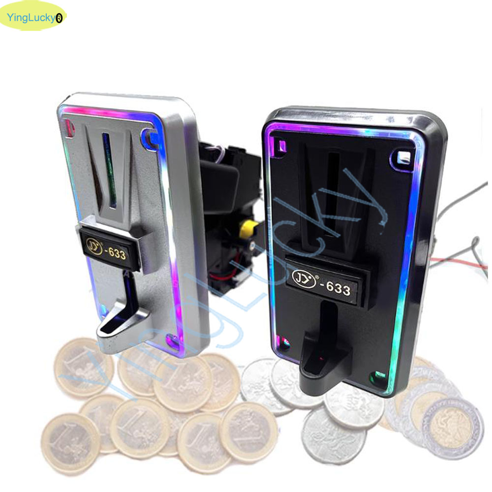 Penerima Koin Multi Warna LED, - Arcade Card Vending Machine ulasan dan harga