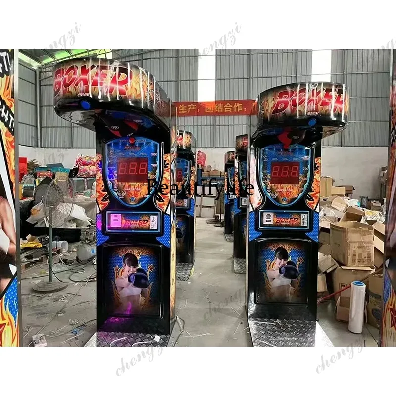 Mesin Game Tinju Indoor HR, Di - Arcade Game Coin ulasan dan harga