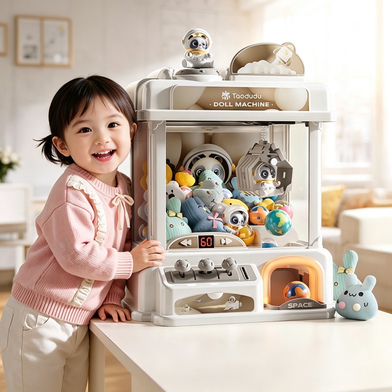 Mesin Cakar Mini Anak-anak Oto - Arcade Game Coin ulasan dan harga