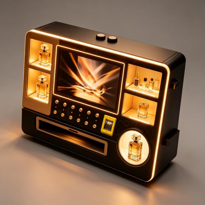 Mesin Penjual Parfum Otomatis  - Vending Machine Qr Code ulasan dan harga